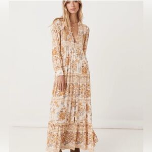 Spell Meadowland Gown XS Button Thru Florals UFT or Size Swap
